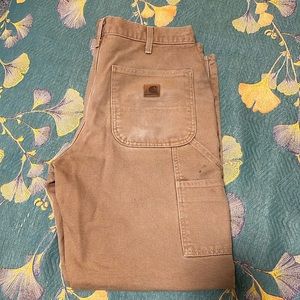 Men’s fleece lined Carhartt work pants